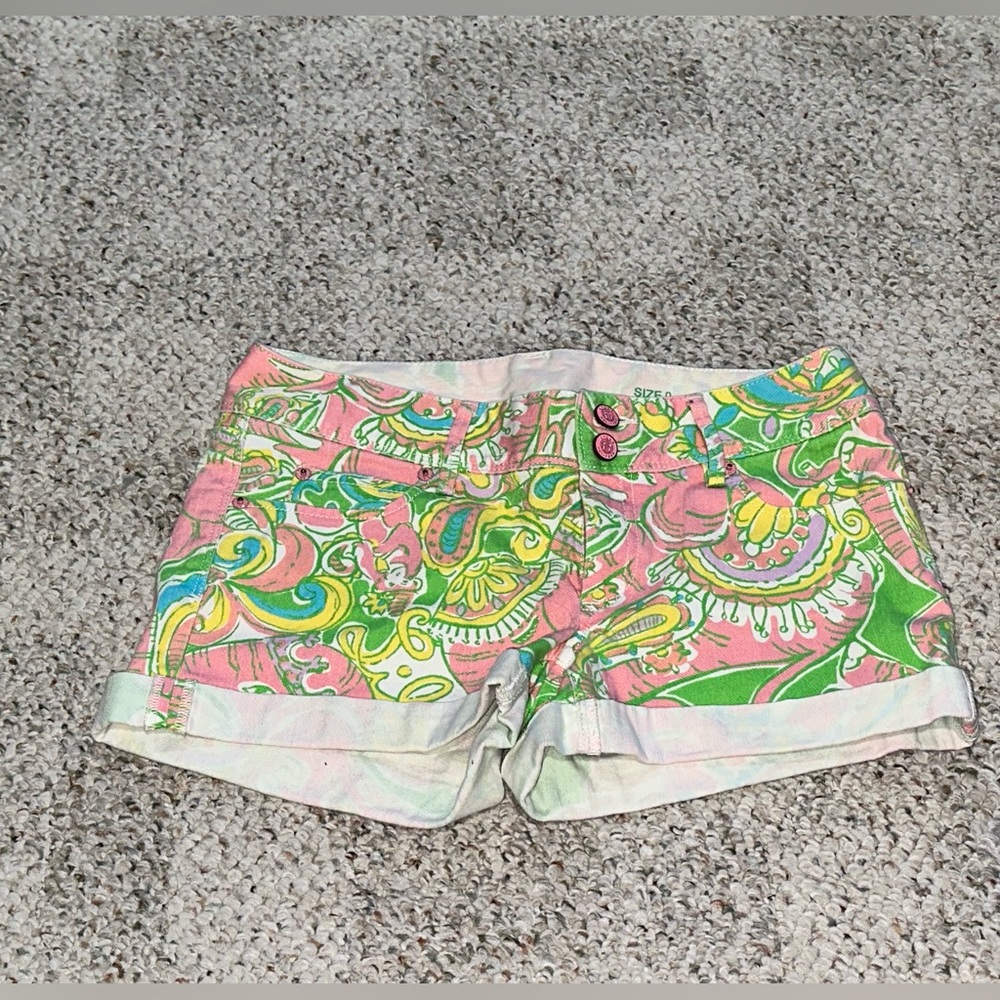 Lilly Pulitzer Clifton Denim Shorts Woman 0